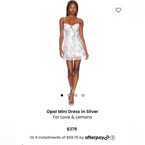 For Love and Lemons Opal Sequin Mini Dress